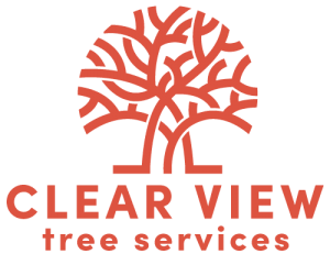 Tree Removal Service Edmond Ok Clear View Tree Services Logo Red